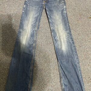 Wrangler Women's Faded Blue Flare Jeans